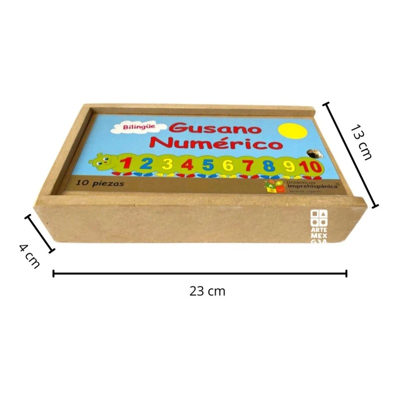Kit D Cocodrilo-gusano Numérico Bilingue Y Víbora Alfabética