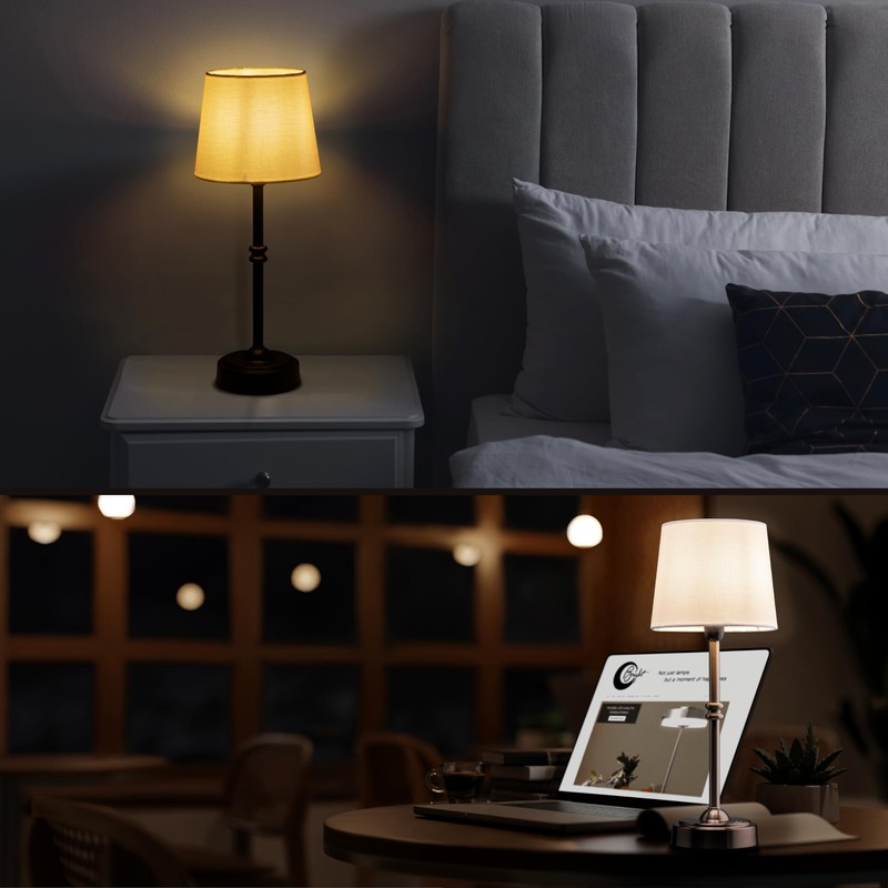 O’Bright Seraph - Cordless LED Table Lamp with Dimmer, Built-in