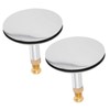 Operitacx 2pcs Manual Bathtub Drain Stopper Leak Plug for Wash