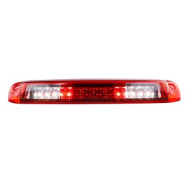 Tresound Third 3rd Brake Light for 1999-2007 Chevy Silverado/GMC Sierra 1500 2500HD 3500 Cargo Lamp High Mount Stop Light (Red Lens)
