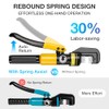 YUZES Hydraulic Crimping Tool 10 Tons, 12 AWG to 2/0
