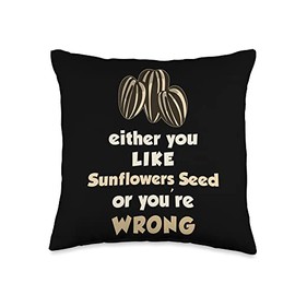 Sunflower Seeds Design - Sunflower Seeds Throw Pillow