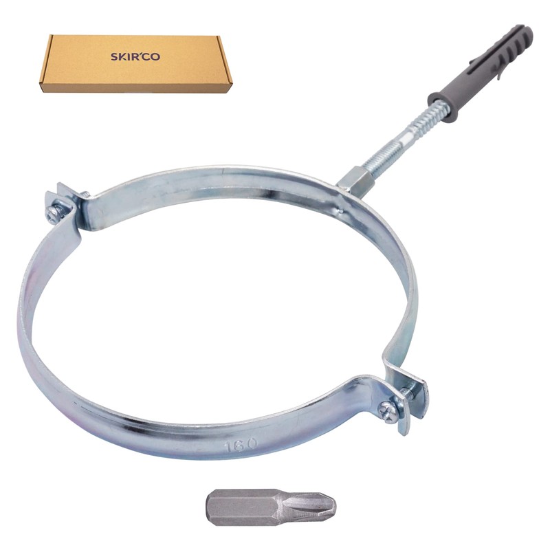 SKIR'CO (1 pc) Pipe Bracket for 160 mm Pipes, Pipe
