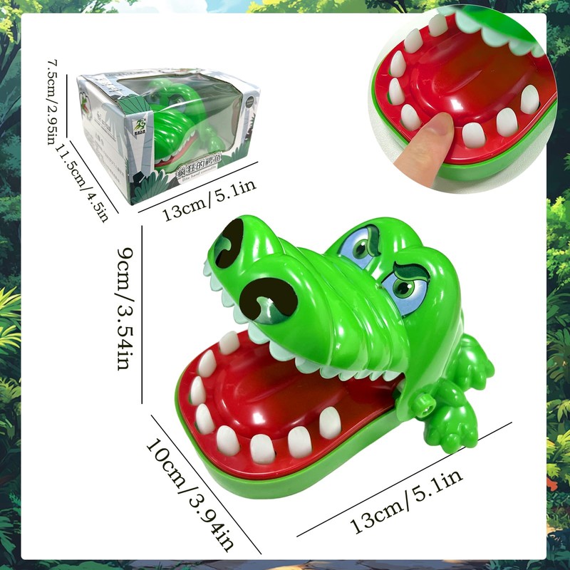 Ludihive Crocodile Game Teeth, Toy Crocodile Teeth Crocodile Game, Crocodile
