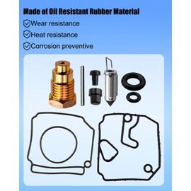 3 Sets Carburetor Carb Rebuild Repair Kit Fit for Yamaha 75HP 80HP 90HP 2-Stroke Replace 6H1-W0093-10-00