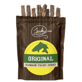 Original All Natural Rainbow Trout Jerky - The Freshest and Best Trout Jerky on the Market - 100% Whole Muscle Rainbow Trout - No Added Preservatives, No Added Nitrates and No Added MSG - 1.75 oz. bag