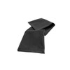 Wind Deflector Bag 130 x 70 cm Black Faux Leather