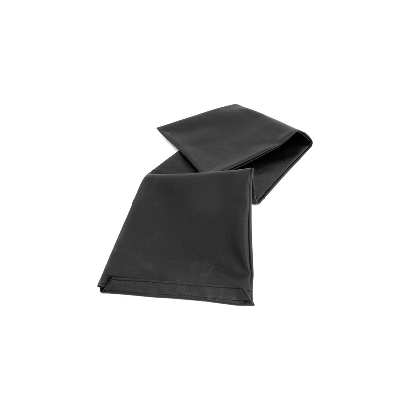 Wind Deflector Bag 130 x 70 cm Black Faux Leather
