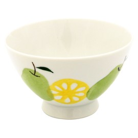 Hasamiyaki Tenryu Pottery Kurawanka Rice Bowl, Small Fruit