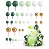 YIPFEN Palline Decorative Torta Set 32 Pezzi, in Schiuma Oro,