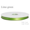 YASEO Lime Green Ribbon, Solid Color Double Faced Polyester Satin