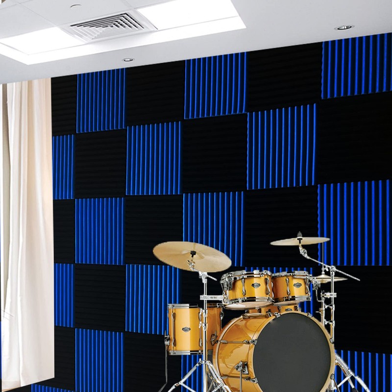 52 Pack 12 "X 12 "X1" Acoustic Panels Studio Soundproofing