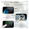 Dickno Bling Car Push to Start Button Cover, Anti Scratch