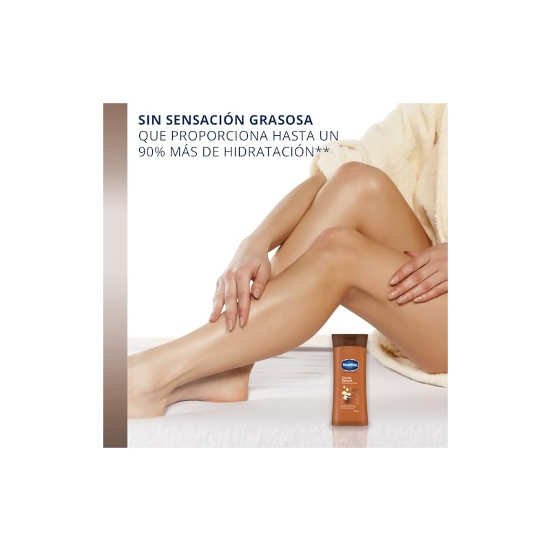Vaseline Crema Corporal Piel Aspecto Saludable Radiante 100 Cocoa Radiant