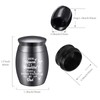 CREATCABIN Small Ashes Urn Keepsake Butterflies Cremation Urn Mini Stainless