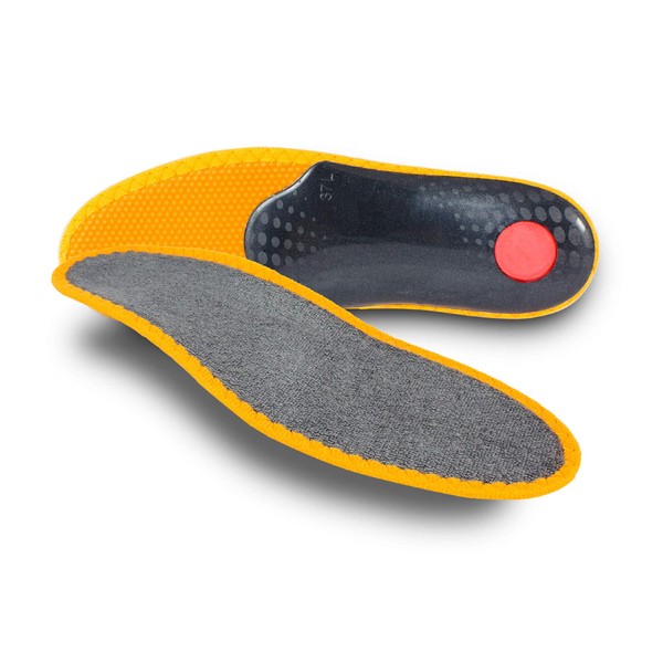 pedag Sneaker Magic Step Athletic Shoe Insoles, Handmade in Germany, Supporting The Ball, Arch and Heel of The Foot, Memory Foam Bed and Terrycloth Top, M12 / EU 45