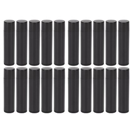 ZJchao 20 Tubos de Bálsamo Labial, Botellas de Bálsamo Labial Recargables Vacías, Tubo Redondo de Lápiz Labial DIY para Bálsamos Labiales, Contenedor de Lápiz Labial