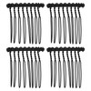 VOCOSTE Anti-Slip Hairside Comb Axserie Metal Black Hair Side Comb