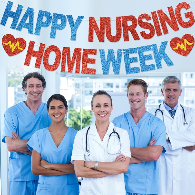 Happy Nursing Home Week Banner - NO DIY Nursing Appreciation