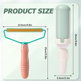 Fusselrolle Tierhaare Set mit Tierhaarentferner bürsten, für Katzenhaare und Hundehaare leicht zu reinigen Haustierfellentferner Bürsten Set für Kleidung, Teppich & Sofa