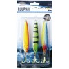 Fladen DJUPHAV Pirk Set, This 3-Piece Set Includes Assorted Coloured Pirks in Catchy Colours, 4 Different Weights Available (30g)