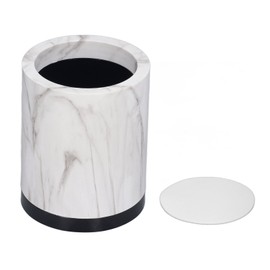 Marble Pattern Pen Holder Beautiful Marble Pattern Anti Slip ABS Makeup Brush Pen Holder Stationery Storage Pen Cup