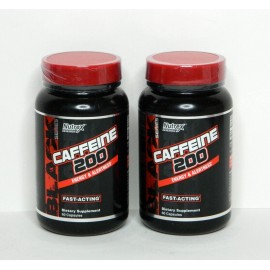 Nutrex 2 Bottles • Nutrex Caffeine 200 Energy & Alertness Black Series 60 capsules each