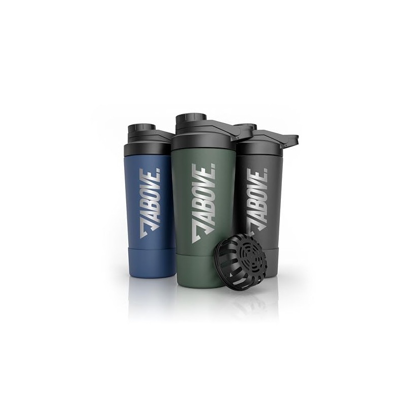 ABOVE. Protein Shaker Stainless Steel 750 ml - BPA Free