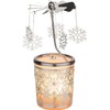 Glass Lantern, Carousel, Stars, 15 cm