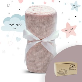 Kidiklet Baby Blanket Made from 100% Organic Cotton Oeko-Tex (80 x 100 cm) – Free from Harmful Substances – Ideal as Baby First Equipment for Boys and Girls – Baby Blanket