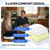 Sieral 4 Pack 18"x18"x2" Chair Foam Cushion Replacement, Upholstery Foam