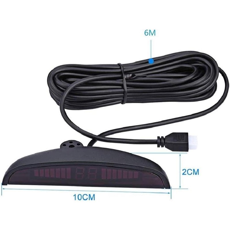 TOTMOX Car Reverse Parking Radar System 8 Reversing Sensors Kit