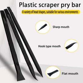 Polawind 3-pack plastic scraper,car crevice cleaning tool,Non-Scratch Cleaning Tool,Easily clean small spaces and gaps,remove stickers,food residues,Suitable for windows,car gaps,mobile phone repairs