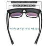 RCXKOOM XL Polarized Sunglasses for Big Heads Men Extra Wide