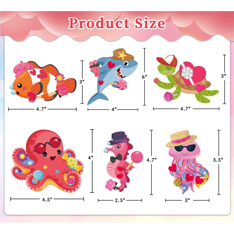 SICOHOME Valentines Day Craft Kits for Kids 24 Packs DIY