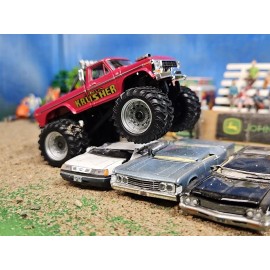 Greenlight 1/64 Greenlight Kings of Crunch 1979 Ford F250 KRIMSON KRUSHER Monster truck 4x4