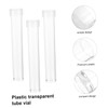 KICHOUSE 100pcs Tube Vials Sample Bottles Small Test Tubes Lids