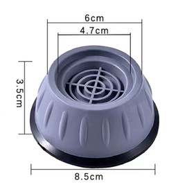 JJiaoLinin Washing Machine Feet Pads, 4PCS Universal Anti Vibration Washing Machine Mat Anti Slip Noise Cancelling Washing Machine Feet Rubber Washing Machine Vibration Pads for Dryer,Dishwasher