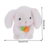 White Talking Rabbit Toy Cute Repeat What You Say Plush