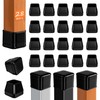 28Pcs Chair Leg Sliders, Furniture Sliders Chair Glides for Carpet/Hardwood