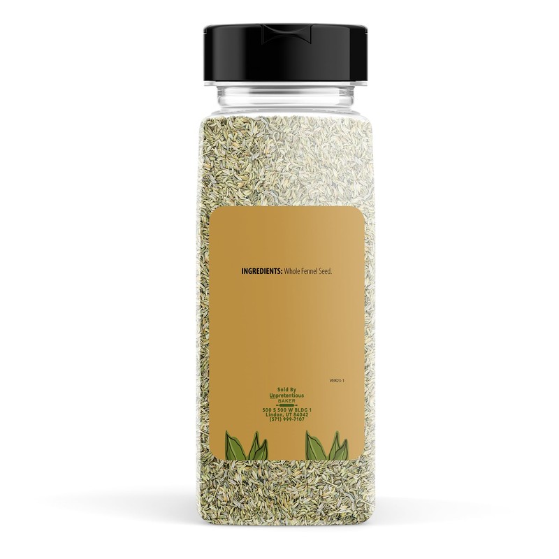 Unpretentious Fennel Seeds, (4 Cups) Teas & Cooking, Delicious Sweet