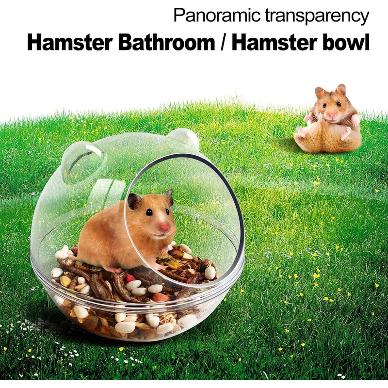 POHOVE Hamster Sand Bath, Hamster Bath, Hamster Bath, Hamster Sand