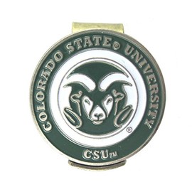 Waggle Pro Shop Colorado State Rams Hat Clip with Double-Sided CSU Golf Ball Marker
