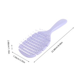 SAFIGLE Womens Ventilated Hollow Hair Comb Static Detangling Brush for Wet Dry Hair Ergonomic Design for Comfortable Grip for Daily Use Travel