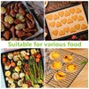 E-far Nonstick Baking Sheet with Rack Set, 16 x 12