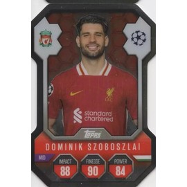 Match Attax 2024 2025 Dominik Szoboszlai Chrome Pro Elite Trading Card