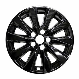 Coast To Coast International Gloss Black Impostor Wheel Skins, Set of 4, Compatible with Toyota Camry 2018-2023, IMP448BLK
