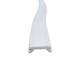 Automotive Authority LLC Narrow 0.6" RV Marine Camper Vinyl Insert Trim Mold Screw Cover (White, 50 ft)