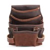 Heavy Duty Tool Pouch - All Leather - Reinforced Seams