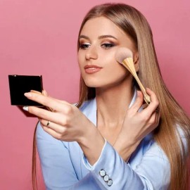 Brochas Para Maquillaje Profesional Rubor Polvo Compacto